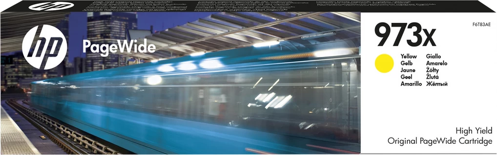 patron bojë, HP, 973X F6T83AE, XL 86 ml 7000 faqe, e verdhë
