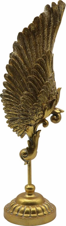 Dekor pendë, ngjyrë ari antik, 15x11x46cm