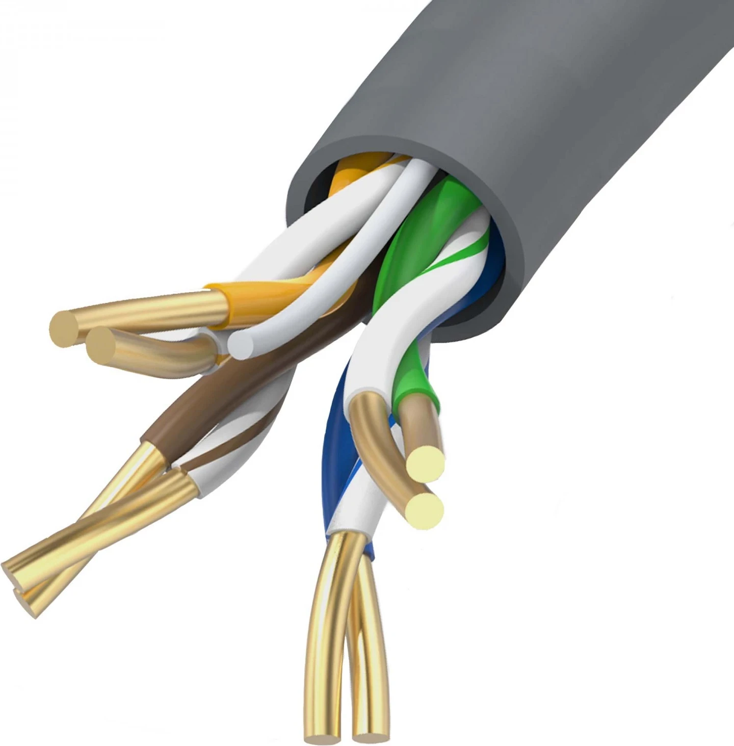 Kabllo Unitek UTP, gri