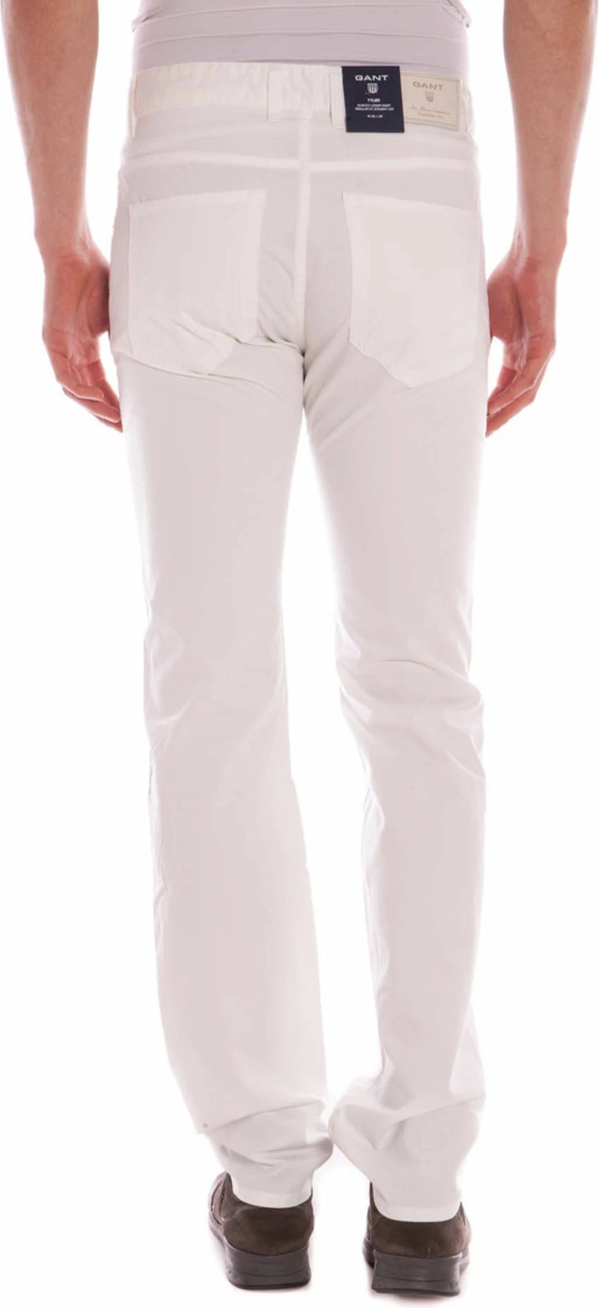 Pantallona meshkuj GANT, të bardha