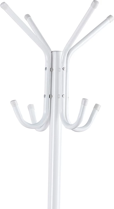 Stendë për pallto Piero, metalike, e bardhë, 44x181cm