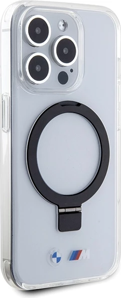 Mbështjellës BMW Ring Stand M Collection MagSafe për iPhone 15 Pro, Transparent