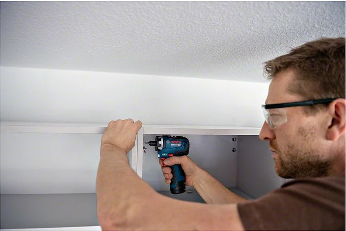 Kaçavidë elektrike Bosch GSR 12V-35 HX, 12V, 1750 RPM, me kuti, blu/kuqe