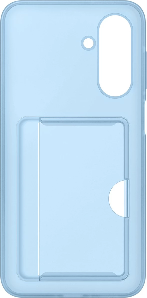 Mbështjellës Samsung Galaxy A17 Card Slot, transparent, blue