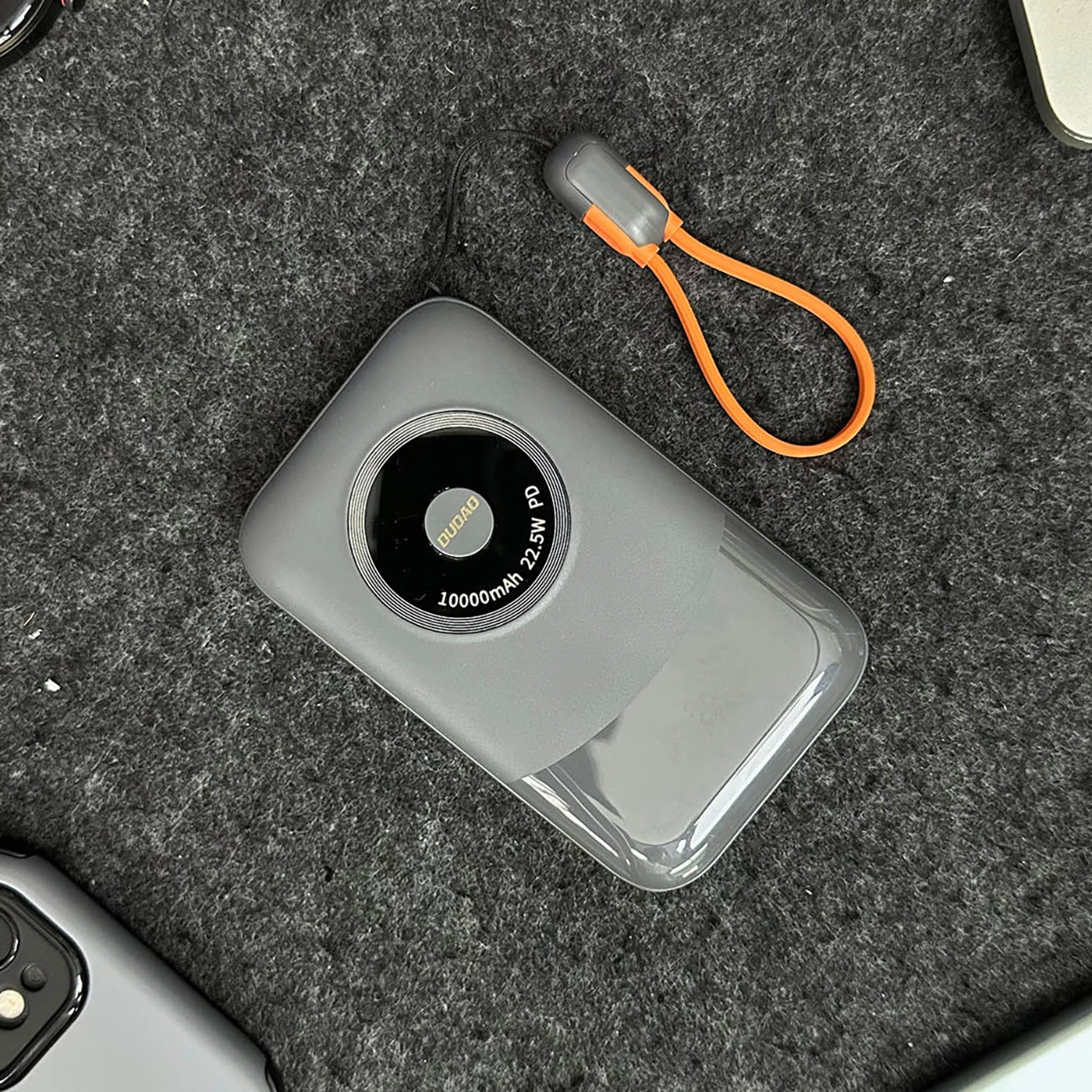 Powerbank Dudao K21 Mini 10000mAh, 22.5W, USB-A/USB-C, Gri