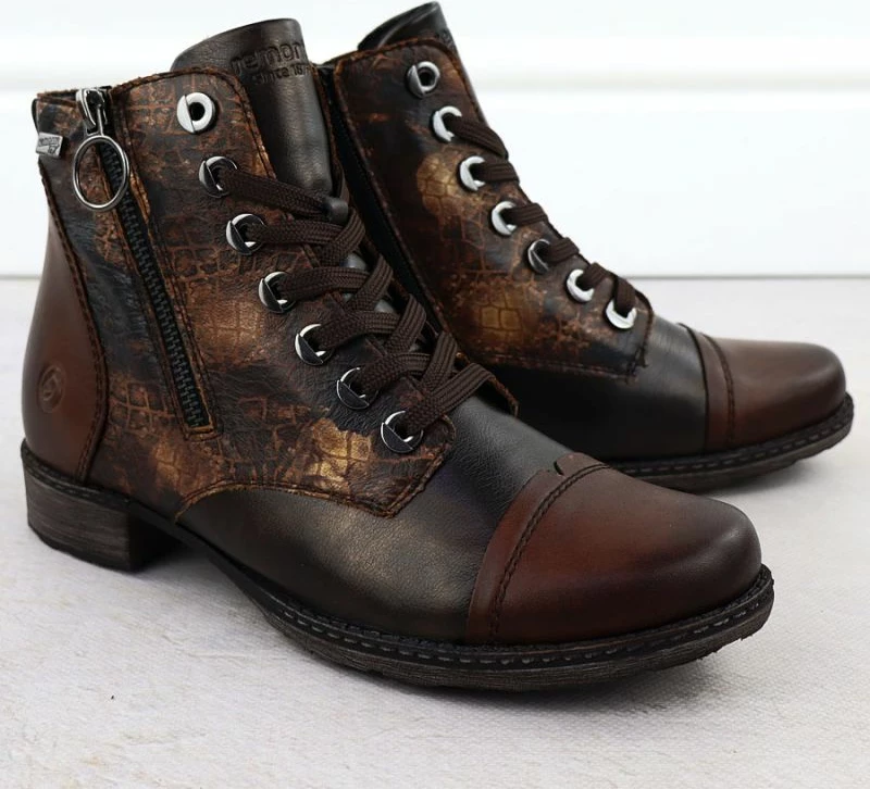 Çizme femra Rieker D4382-25 Remonte, kafe