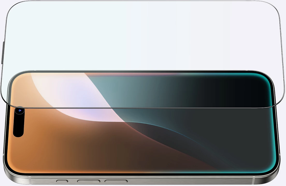 Xham i temperuar AmazingThing Titan Max për iPhone 16, transparent