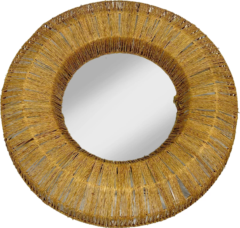 Pasqyrë CUCI, natyrale, 76x76x11cm