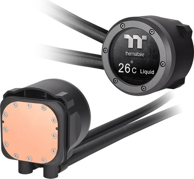 Ftohës me ujë Thermaltake TH240 V2 Ultra ARGB, 2x120mm, bllok bakri