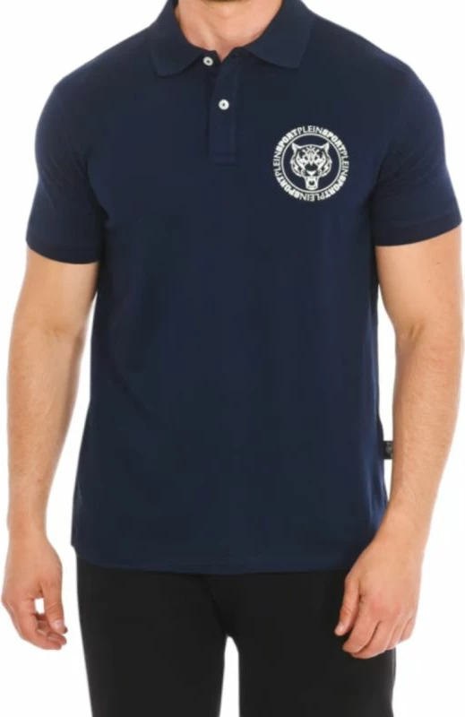 Maicë polo për meshkuj Plein Sport, e kaltërt