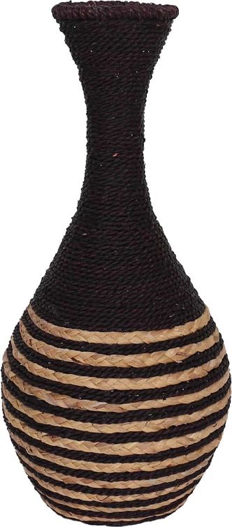 Vazo dekorative Nubia, metal, litar natyral, 24x24x54cm