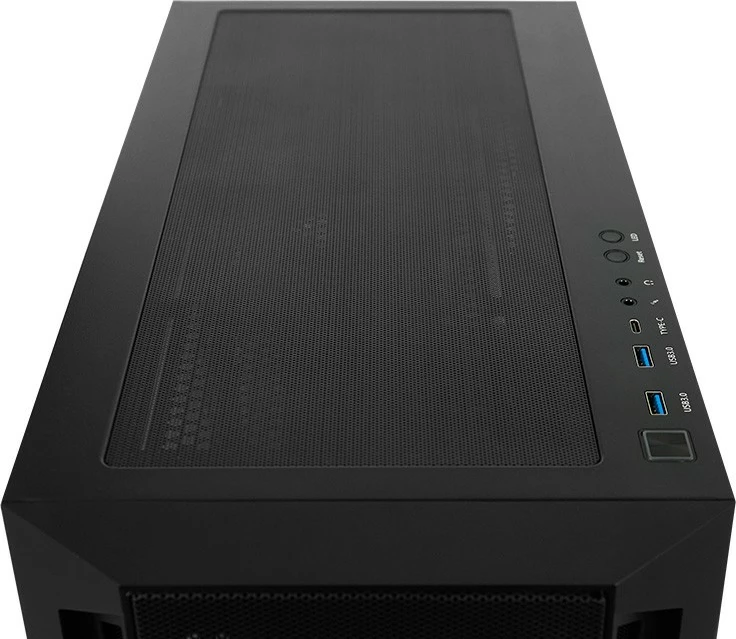 Kasë Chieftec APEX Lumo GA-01B-L-OP, Midi Tower, 4x140mm ARGB, E-ATX, e zezë