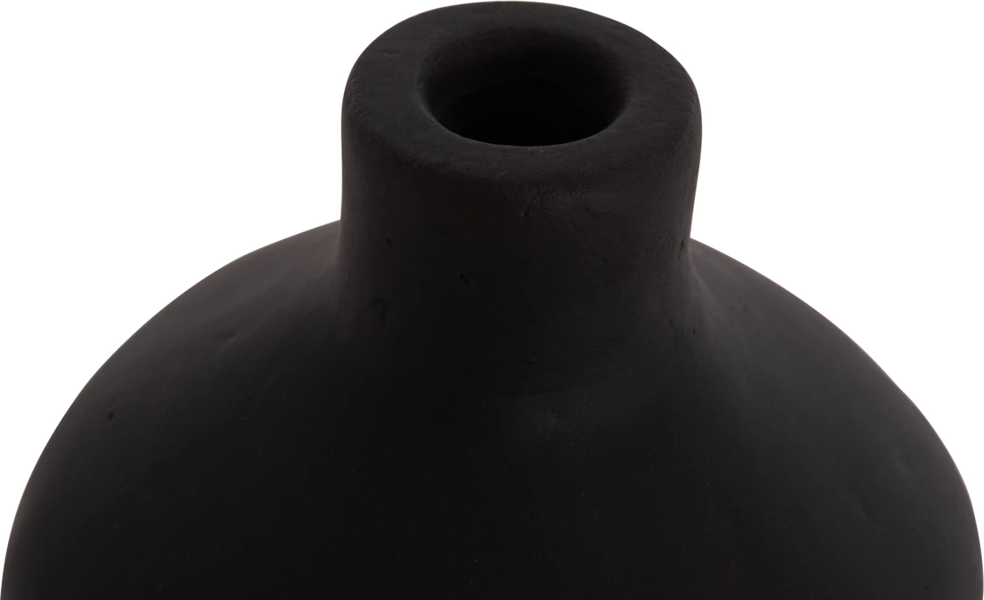 Vazo dekorative tavoline CHELIN, terrakotë e zezë, FH4670S, 20x25cm