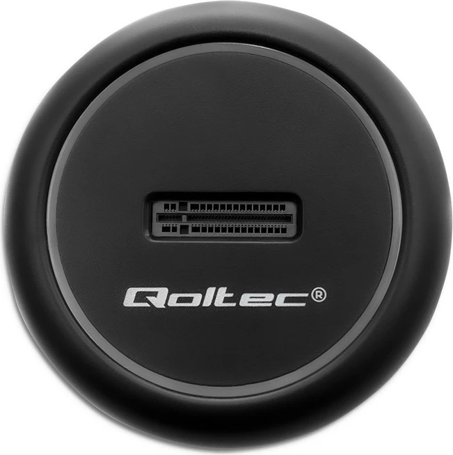 Stacion dokimi SSD M.2 Qoltec 52275, NVMe/SATA, USB-C, 2TB, i zi