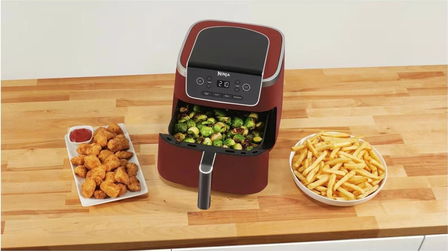 Fryer pa yndyrë Ninja AF140EU, 4.7 litra, e kuqe