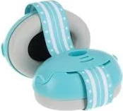 Kufje kundër zhurmës për fëmijë, të kaltërta