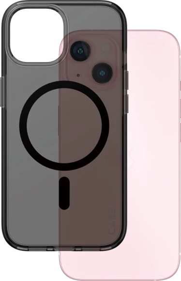 Mbështjellës PanzerGlass CARE Flagship Case MagSafe për iPhone 15, Zi