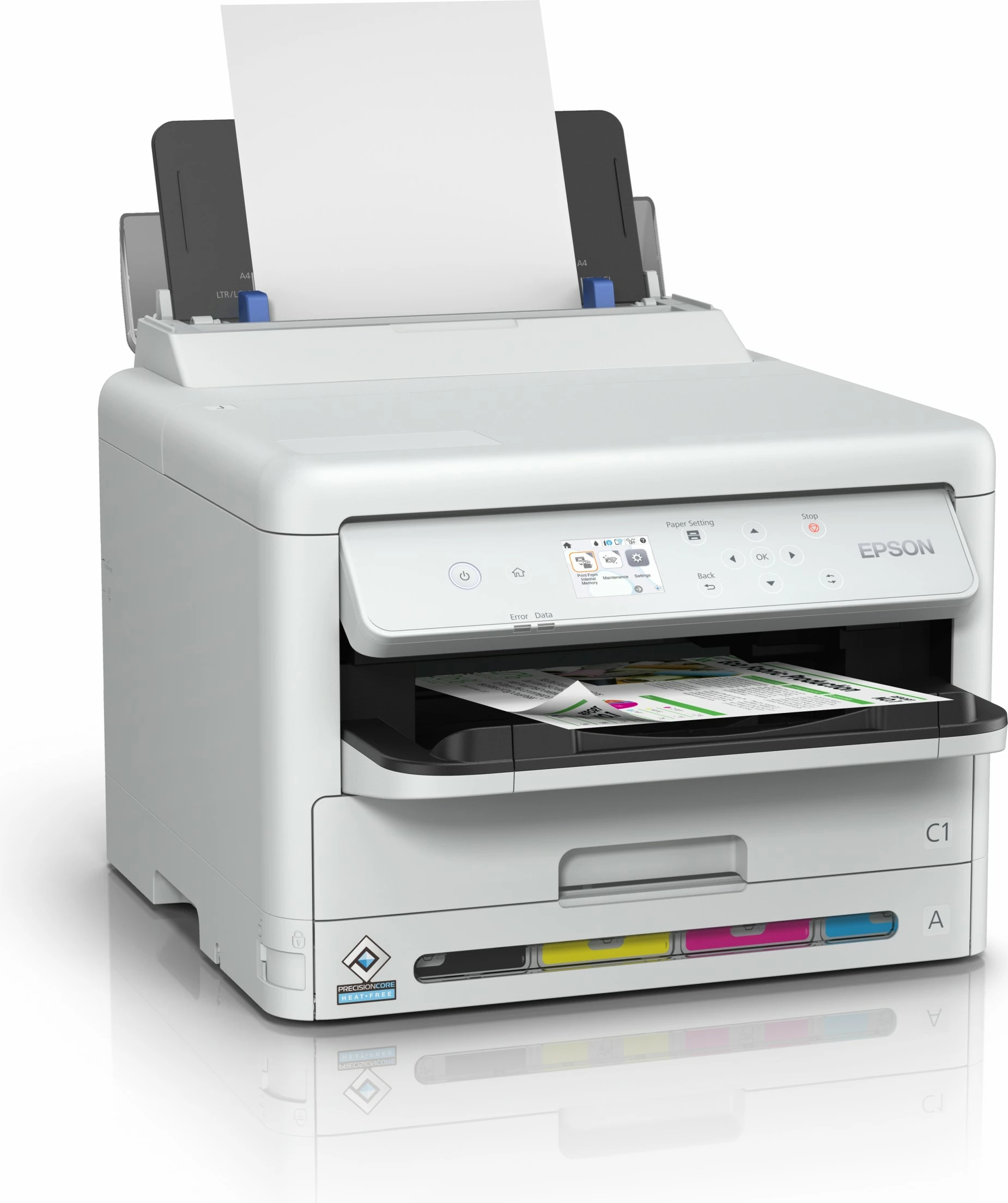 Printer Epson WorkForce Pro WF-C5390DW, inkjet, duplex, Wi-Fi, i bardhë