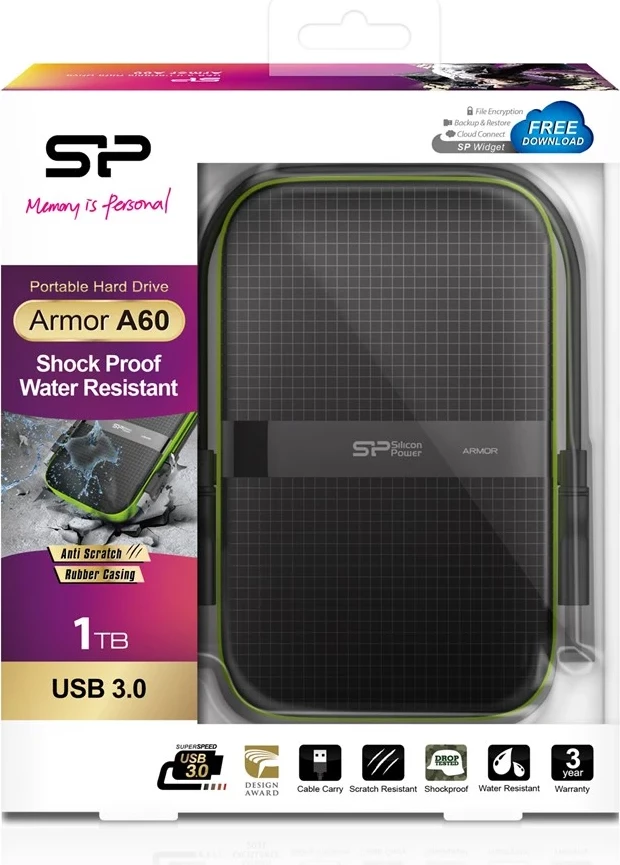 Disk HDD Silicon Power Armor A60, 1TB, i zi