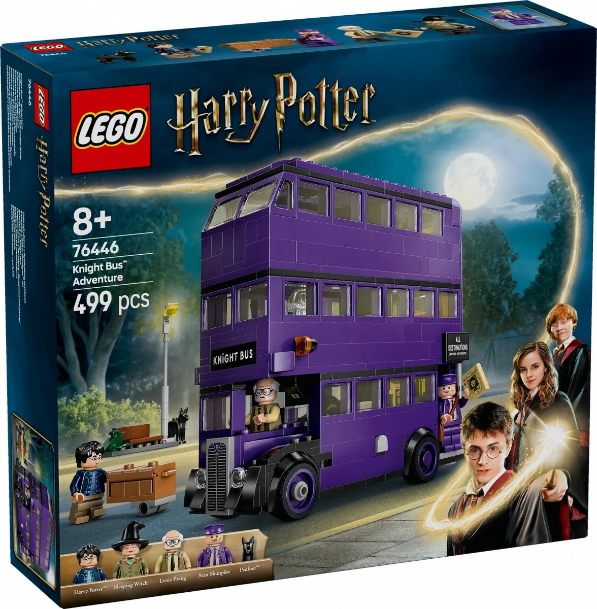 Set LEGO Harry Potter 76446 Adventure on the Knight Bus, 499 pjesë, vjollcë