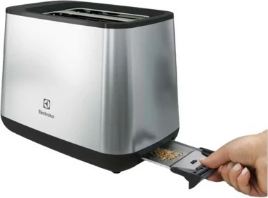 Toaster Electrolux Create 3 E3T1-3ST, inox, 2 feta