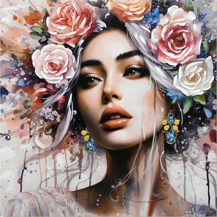 Pikturë kanavacë Prima I, shumëngjyrëshe, 100x3x100cm