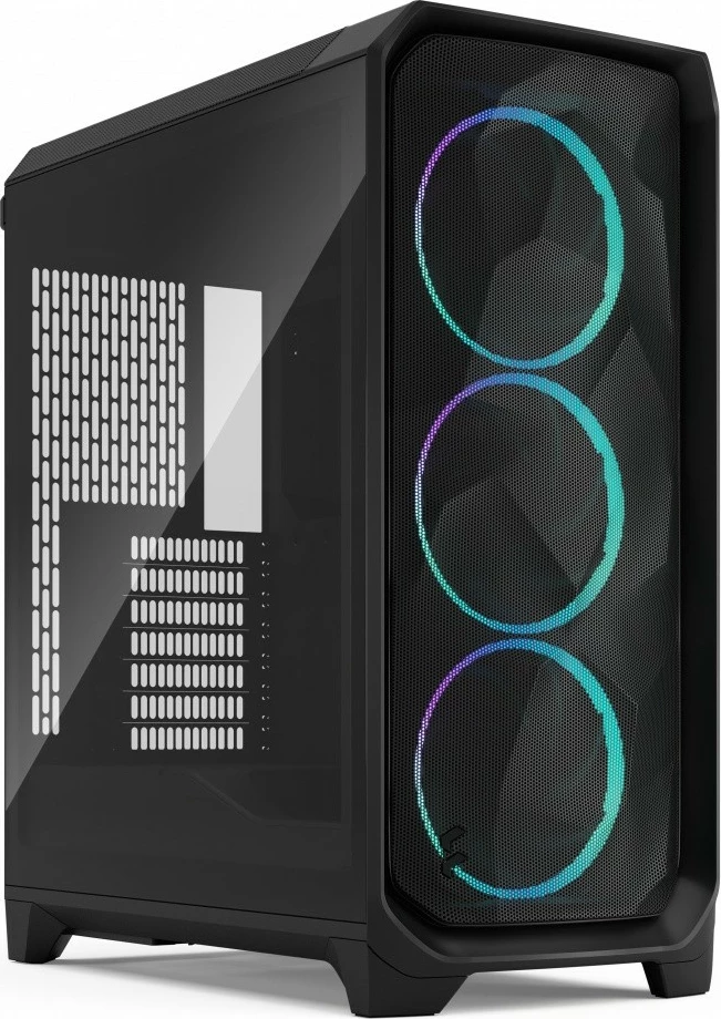 Kasë Fractal Design Meshify 3, RGB, Tempered Glass, ATX, E-ATX, e zezë