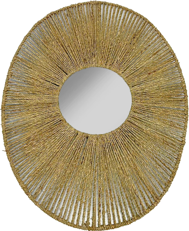 Pasqyrë Zen, natyrale, 80x59x3.5cm