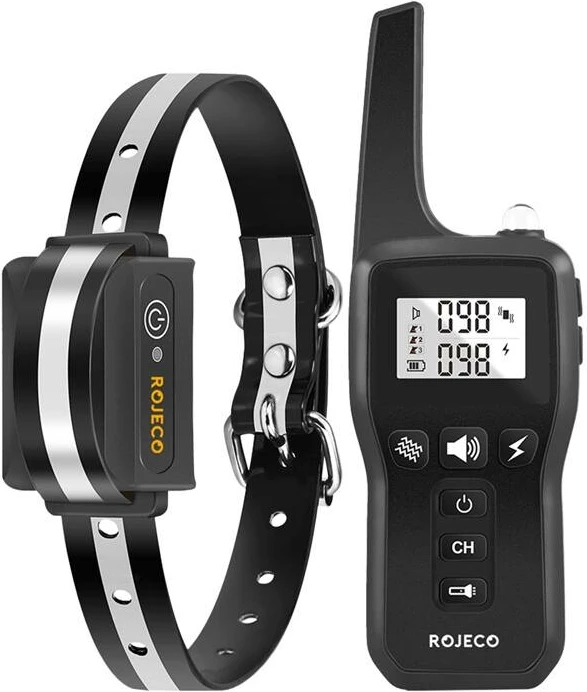 Qafore elektronike për qen Rojeco PD529, 1000m, e zezë