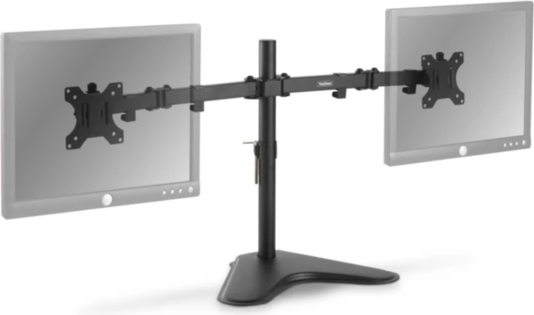 Mbajtëse tavoline për 2 monitorë VONHAUS 3005117 13-32\", VESA 75x75/100x100, e zezë