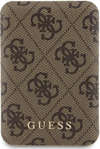 Powerbank Guess GUPB5FP4EMGW 5000mAh, 15W, MagSafe, kafe