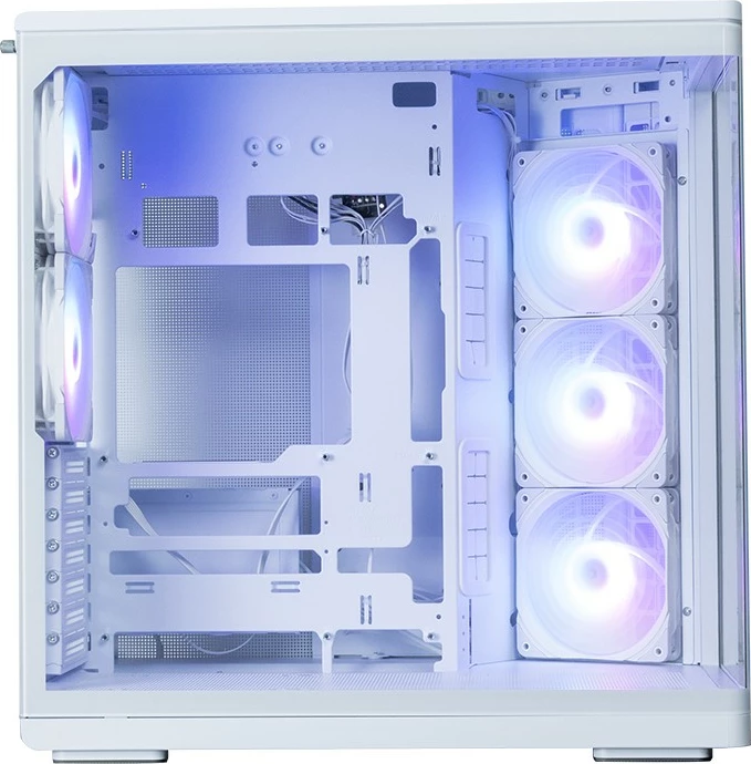 Kasë, Zalman P60, mid-tower, për ATX/Micro ATX/Mini ITX, 5x ARGB ventilatorë, e bardhë