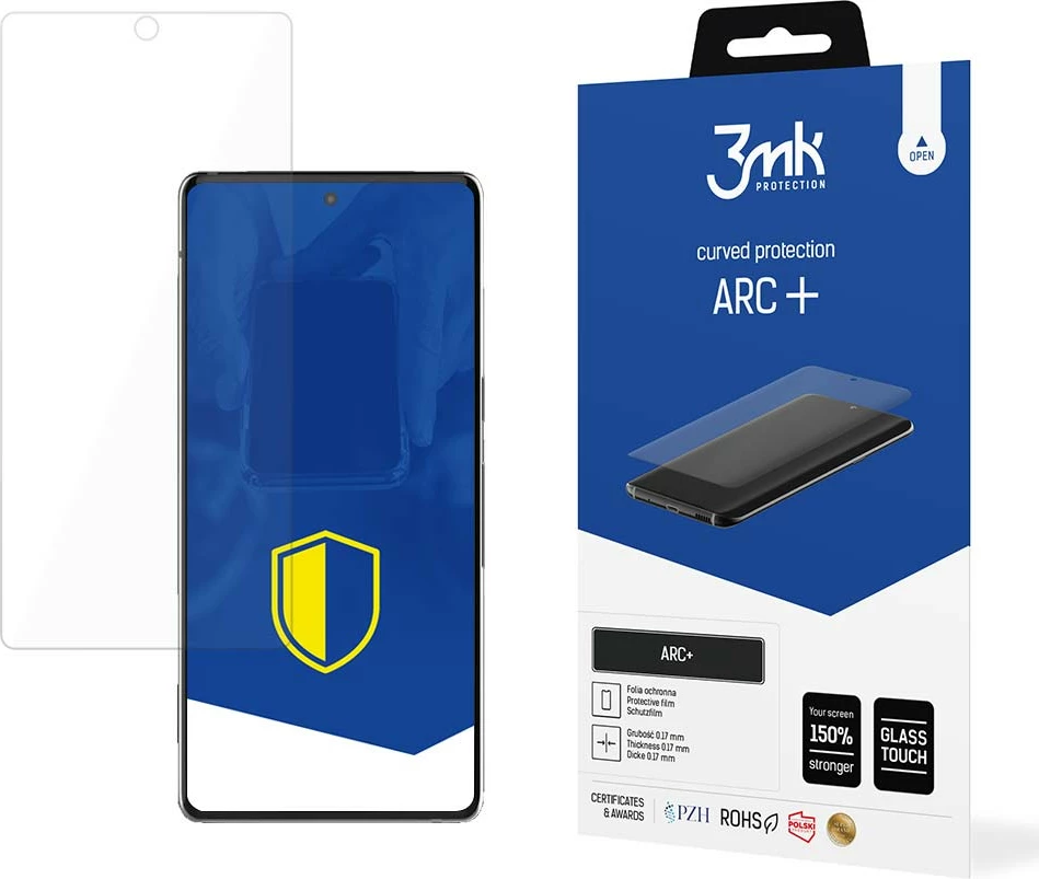 Folje mbrojtëse për ekran, 3mk Protection ARC+, për Google Pixel 6 Pro, transparente