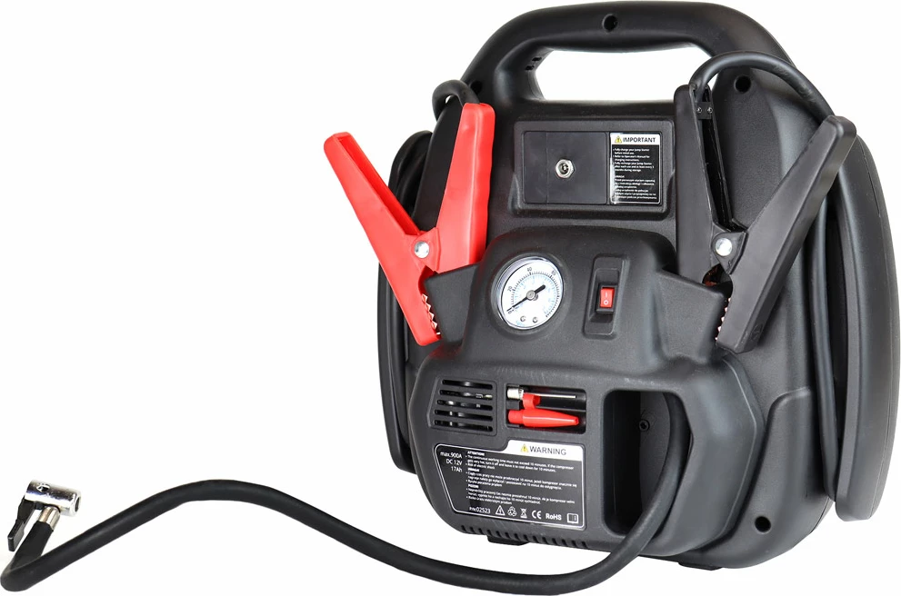 Jump Starter 12V 17Ah 900A 4-në-1 – JS01