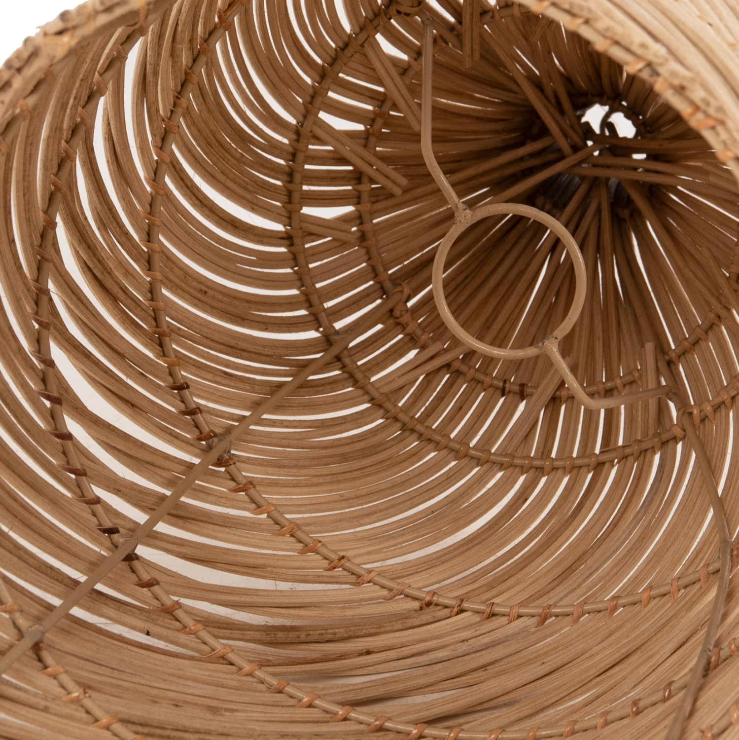 Llambë varëse tavani FH7885 prej ratanit, ngjyrë natyrale, Φ23x148H cm