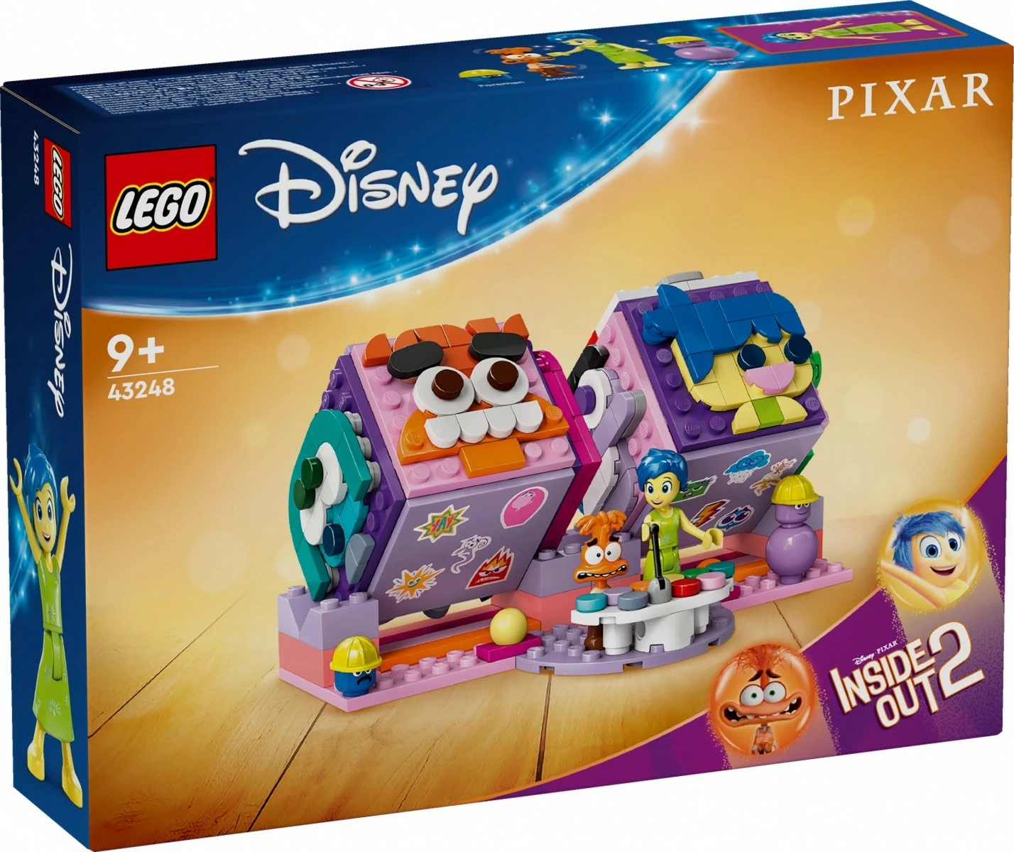 Set LEGO Disney Inside Out 2 Emotion Cubes 43248, 394 pjesë, shumëngjyrësh