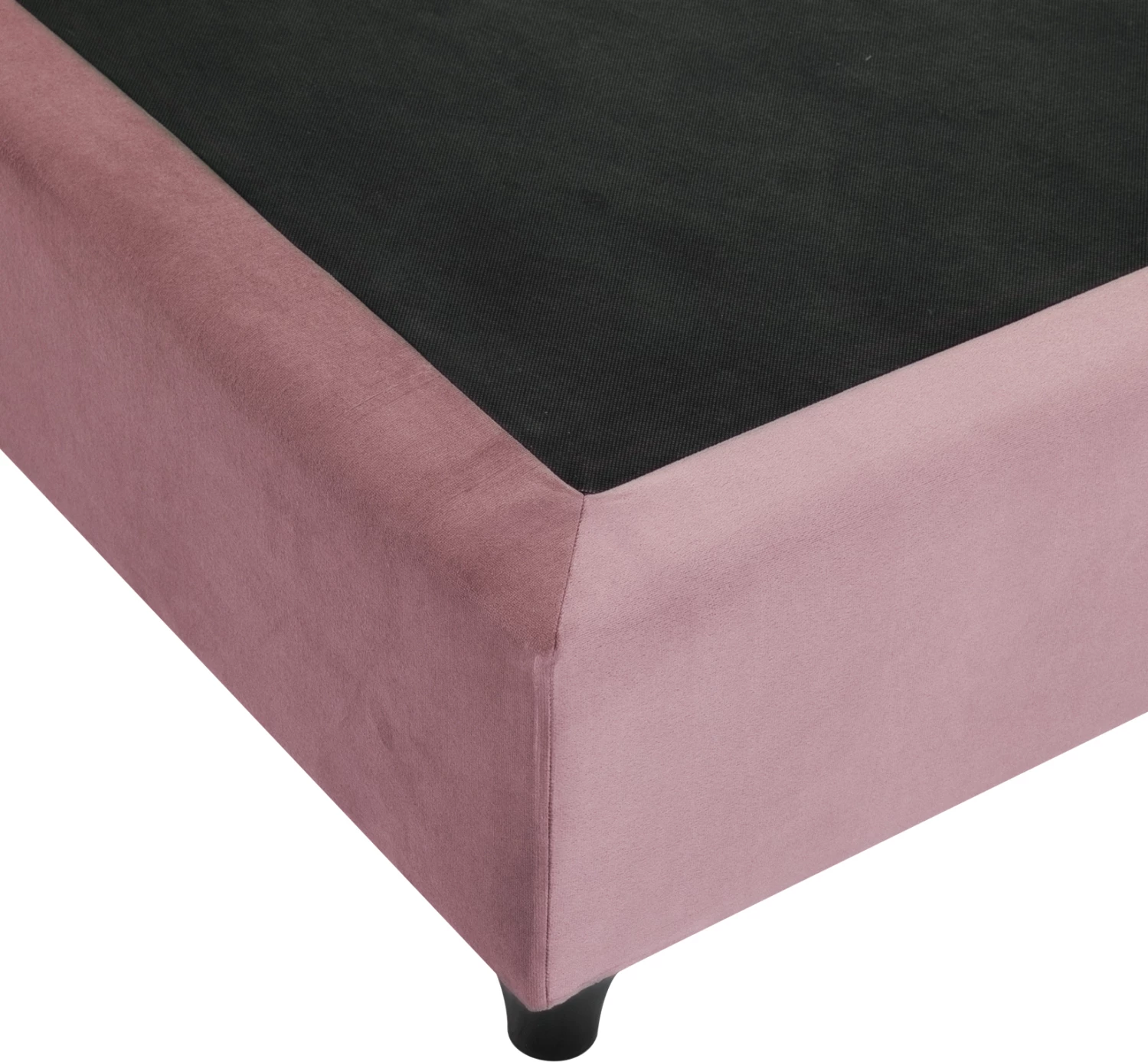 Krevat DOLORES FH649.12 kadife rozë e pluhurosur 90x200 cm