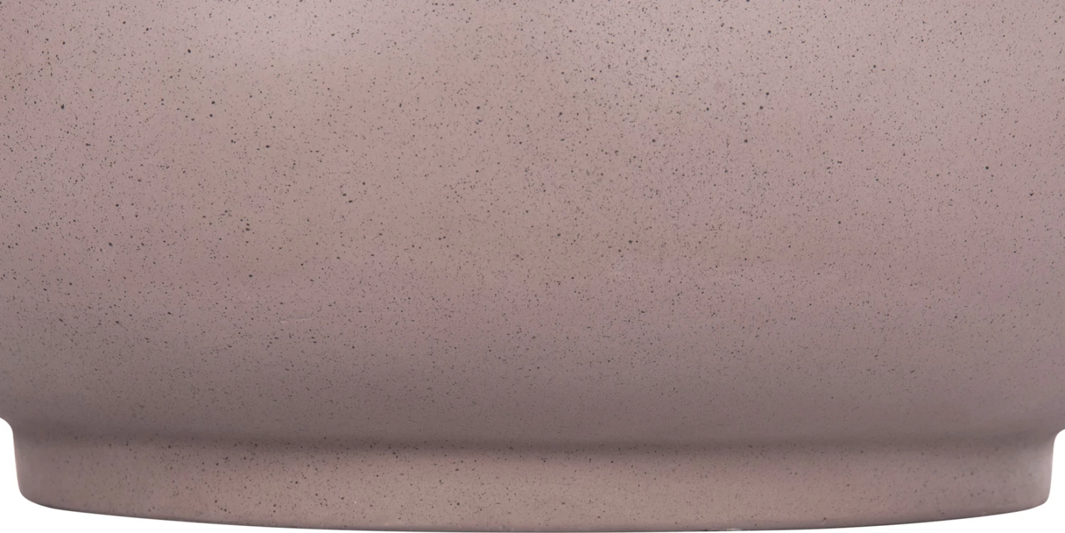 Vazo dekorative për dysheme, fibër-cement, ngjyrë gri matte, dru tik, LINTER FH4662.05L, 41x47cm