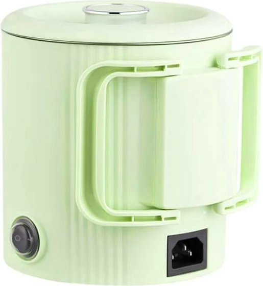 Ibrik elektrik / tenxhere kampingu 2-në-1 Feel-Maestro MR-009 0.8L 600W, tension 110/230V, dorezë palosëse, çelik inox brenda, Mint