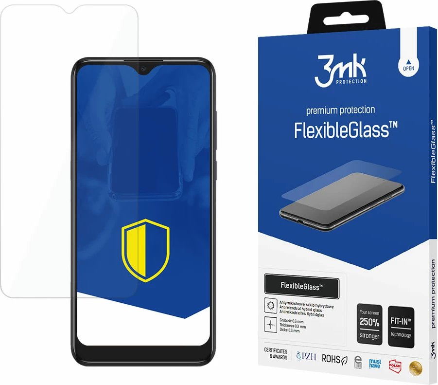 Mbrojtës ekrani 3mk FlexibleGlass për Alcatel 1S 2020, transparent