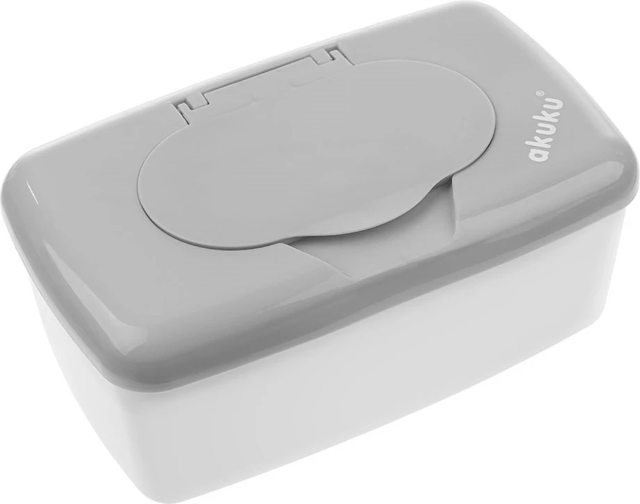 kuti për peceta të lagura Akuku 19x12x7 cm gri