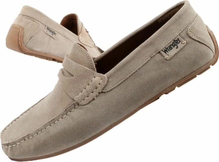 Këpucë meshkuj Wrangler Maifield Suede, bezhë