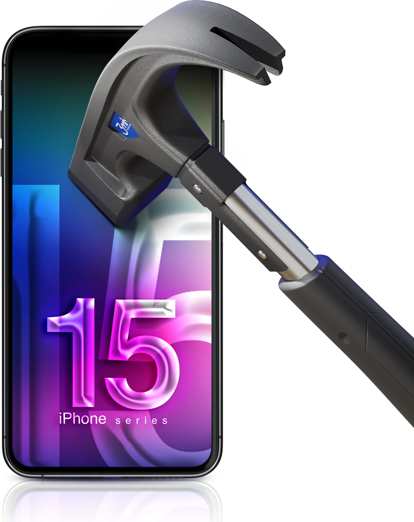 Xham mbrojtës 3mk HardGlass Max Lite për iPhone 15 Pro