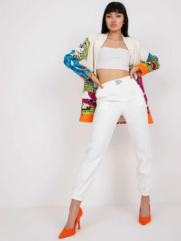 Pantallona Italy Moda, të bardha