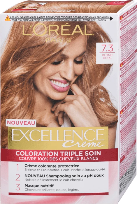 Ngjyrë për flokë Loreal Exellence no. 7.3