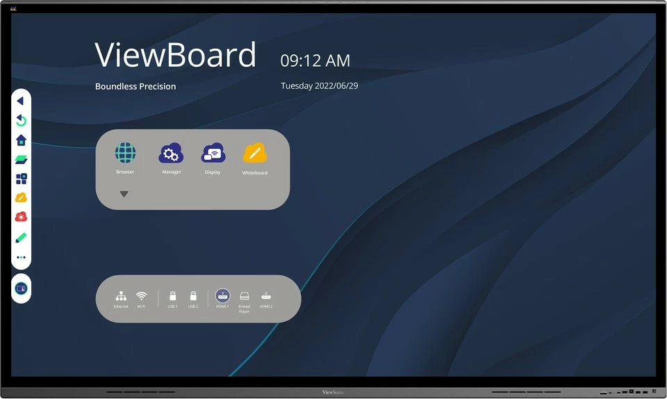 Panel interaktiv Viewsonic IFP8662, 86 inch, 4K UHD, LED, Wi-Fi