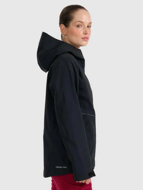 Jakne trekking për femra 4f, e zezë