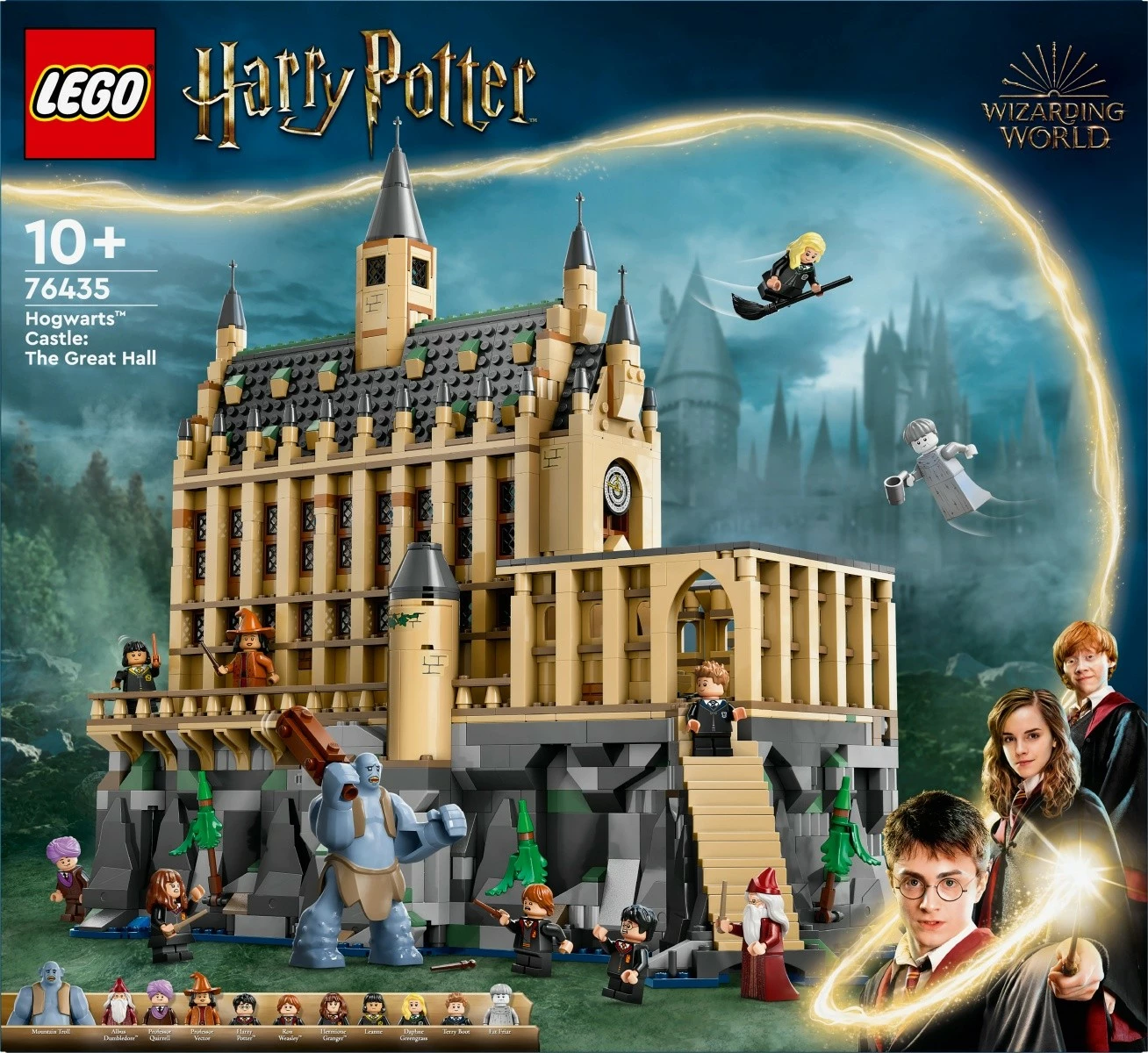 Set ndërtimi LEGO Harry Potter 76435 Hogwarts Castle Great Hall, 1732 pjesë, ekstra i madh