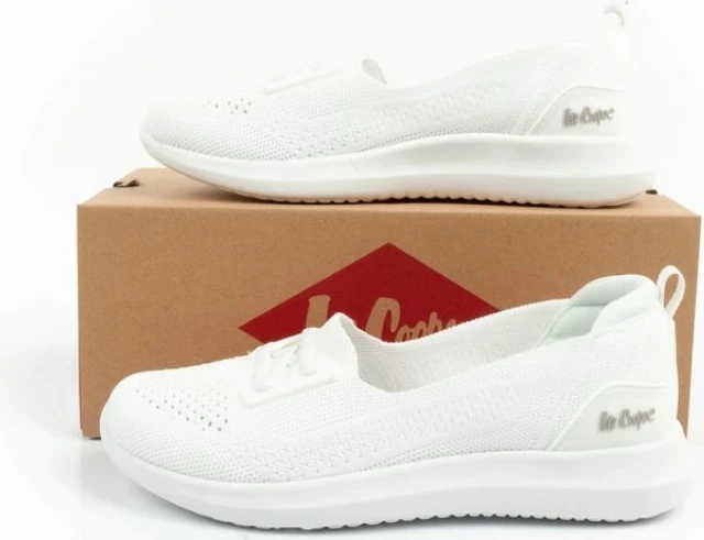 Këpucë femra Lee Cooper, të bardha