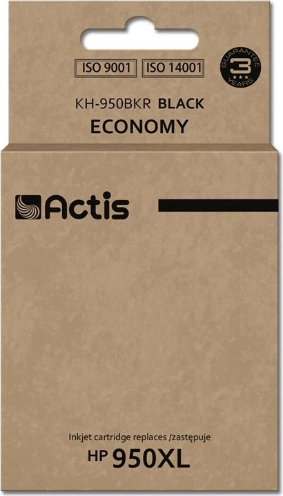 Ngjyrë zëvendësuese Actis KH-950BKR për printerë HP, e zezë 
